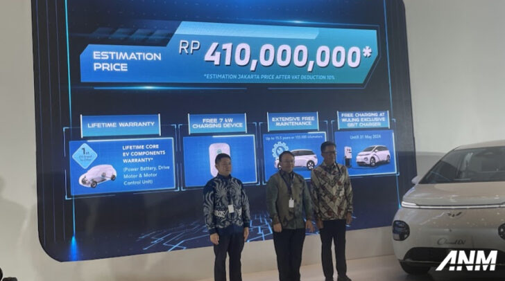 PEVS 2024 : Wuling Resmi Buka Pemesanan Cloud EV, Harga Mulai Rp 400 Jutaan!