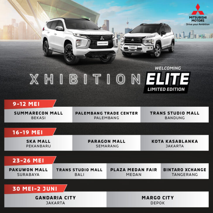 Mitsubishi Elite Limited Edition Menuju Surabaya, Catat&nbsp;Tanggalnya!