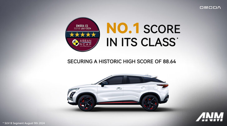 Jaminan Keselamatan, Chery Omoda 5 Berhasil Raih Bintang 5 di ASEAN&nbsp;NCAP