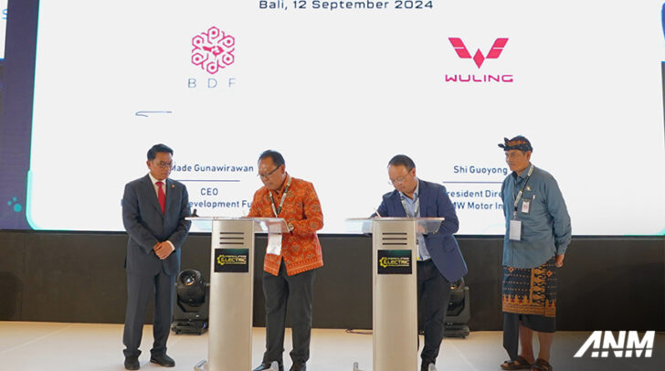 Wuling Tekan MOU Untuk Pengembangan EV di Bali